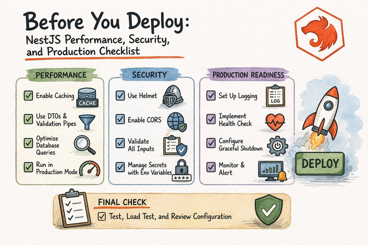 Before You Deploy: NestJS Performance, Security, and Production Checklist