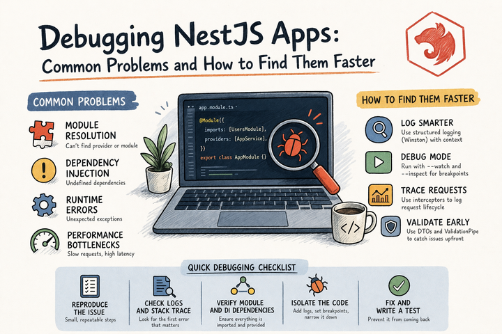 Debugging NestJS Apps: Common Problems and How to Find Them Faster